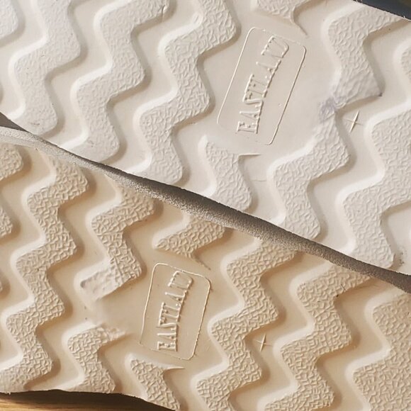 Eastland Men's Lumber Up Moc Toe Work Boots/ Size 12D/ Charcoal Gray Leather - Picture 7 of 9